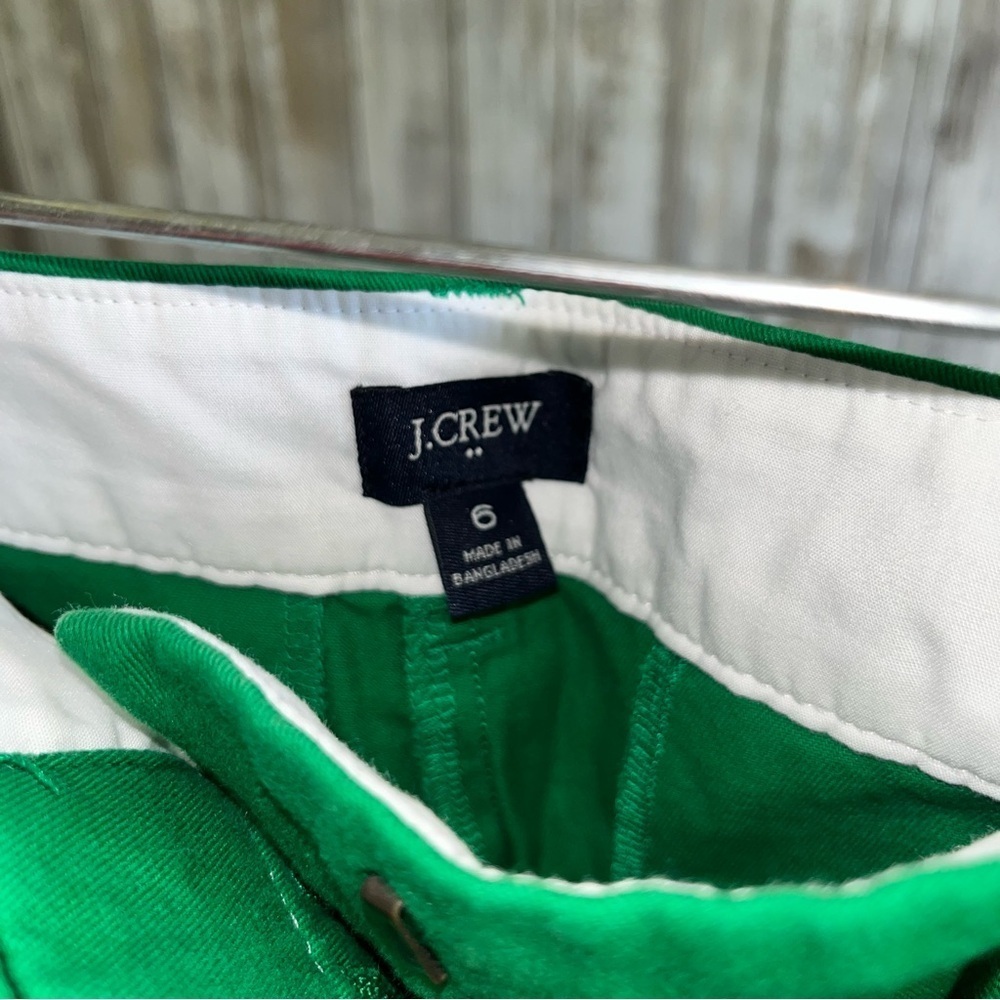J.Crew Green 5” Chino Shorts Women’s Size 6 Casual Summer Preppy - Picture 7 of 7